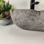 Каменная раковина из речного камня RS-05396 (47*36*15) 0861 из натурального камня