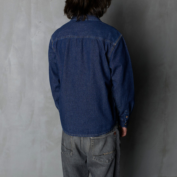 Рубашка мужская Dickies Lightweight Denim Shirt артикул:DK0A88GY0DD1 - купить в магазине Дайс