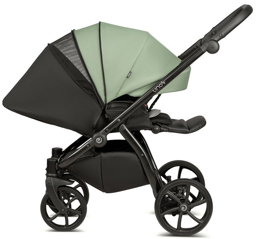 Детская коляска Tutis Uno 5 Plus Earth collection 3 в 1 с автокреслом Elo Lux EduSky Black 1402037 Matcha