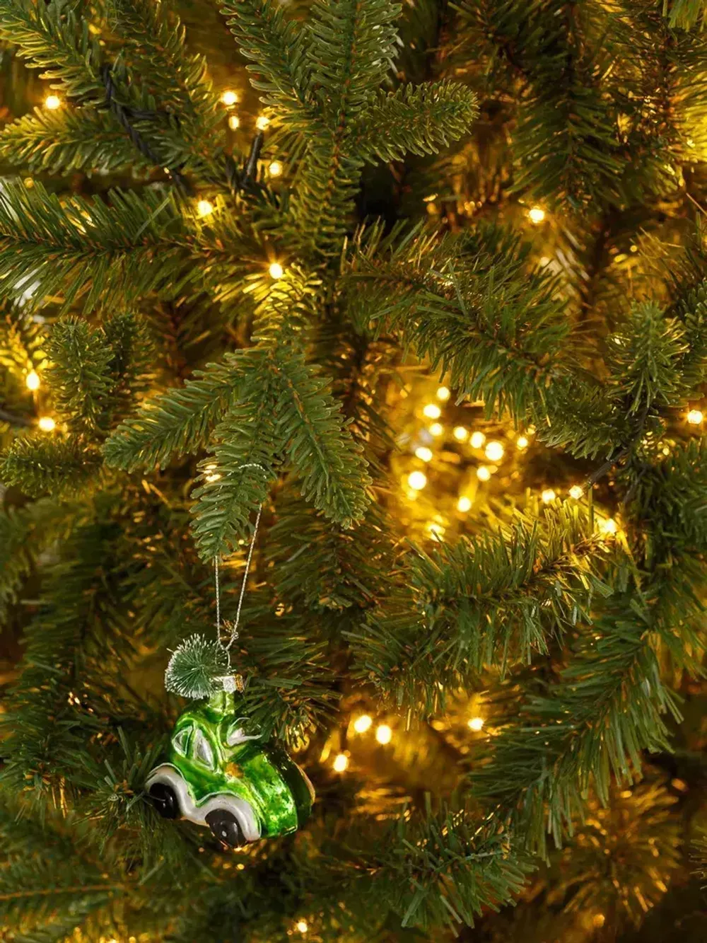 Елка с гирляндой «Барокко» (Литая+пвх) 180 см / 1,8 м