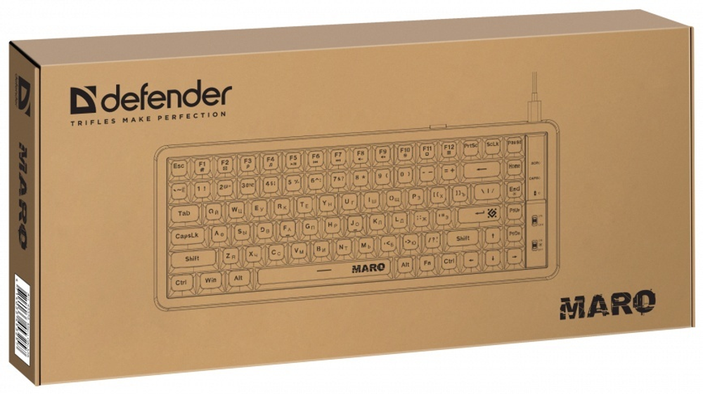 Клавиатура Defender Maro GK-325 серый