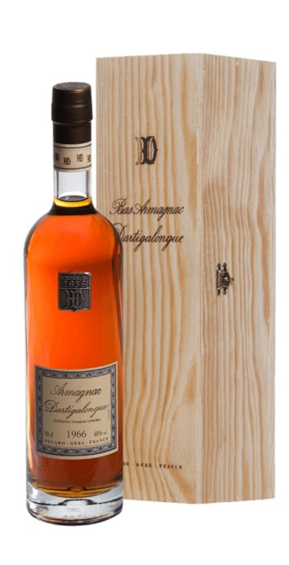 Арманьяк Dartigalongue, Bas Armagnac AOC, 1966, 0.5 л.