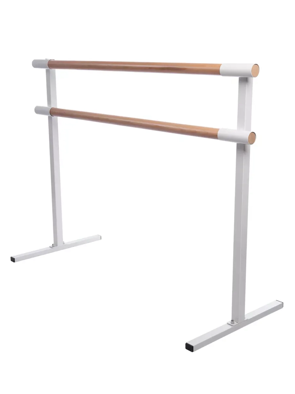 Балетный станок, переносной, 2 ряда, орех-белые, 1 м