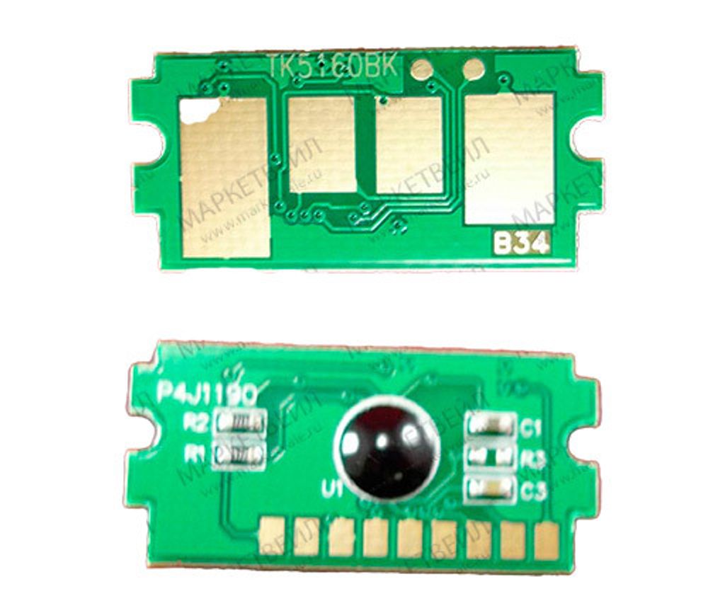 Чип для Kyocera Ecosys P7040cdn (TK-5160K) Black, 16K (ELP Imaging®)