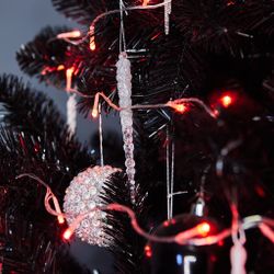 ULD-S0500-050-DTA RED IP20 Гирлянда светодиодная. 5м. 50 светодиодов. Красный свет. Провод прозрачный. ТМ Uniel