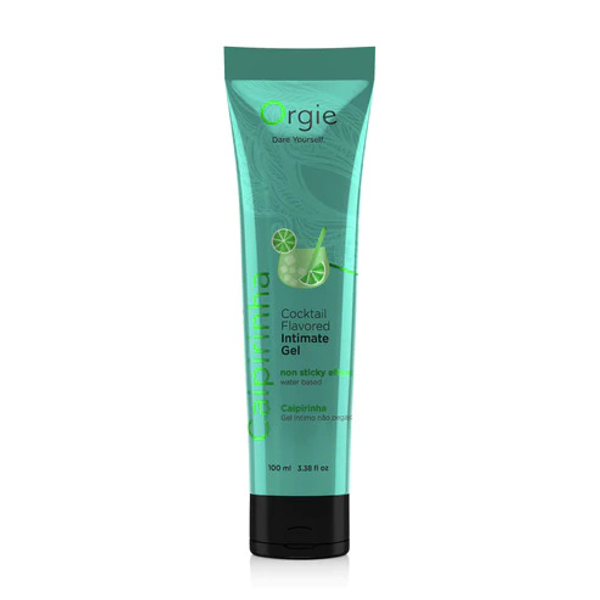 Съедобный интимный гель Orgie Lube Tube Cocktail Caipirinha, 100 мл