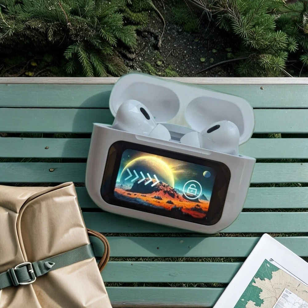 Беспроводные наушники AirPro с сенсорным экраном