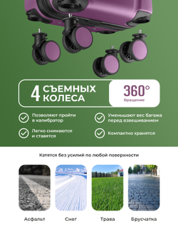 Набор Xs/M ручная кладь и средний Винный