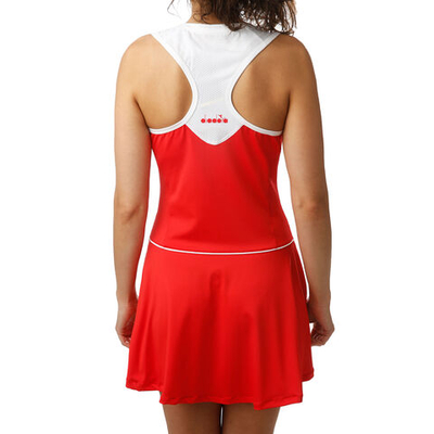 Женская теннисное платье Diadora Court Dress Women - Red, White