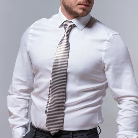 Галстук в подарочном мешочке + открытка &quot;Ты мой герой&quot;