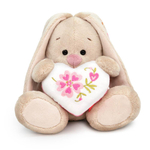 Зайка Ми Нежное сердечко (малыш) 15см.