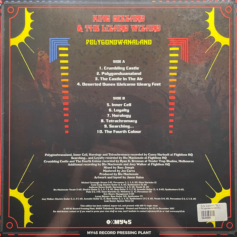 King Gizzard And The Lizard Wizard ‎– Polygondwanaland (Германия 2017г.)