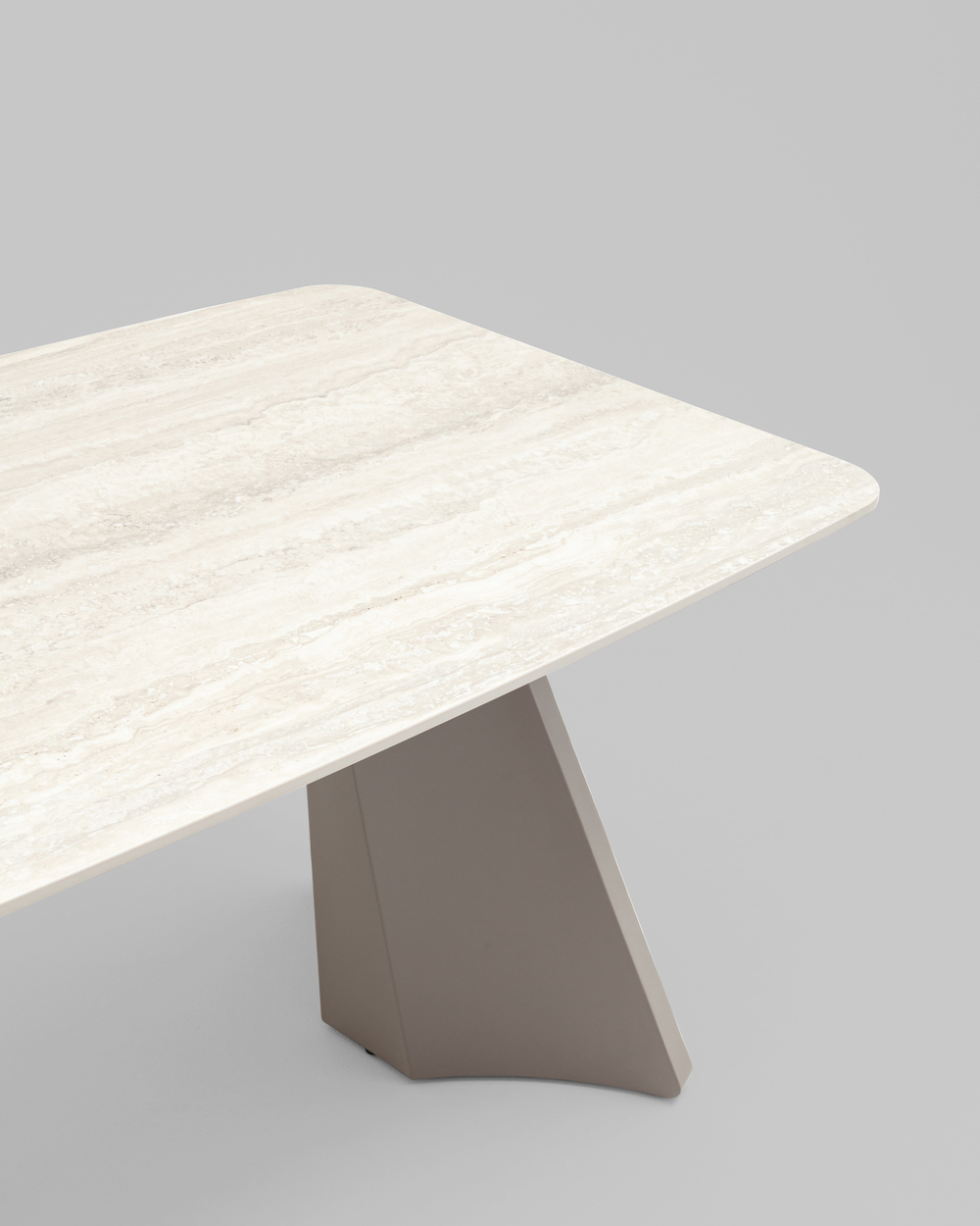 Стол обеденный Eliora 160-240*90 см серая керамика