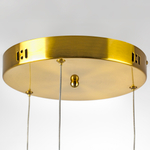 800133 Люстра BOTTO LED 3х6W 1820LM ЛАТУНЬ/ПРОЗРАЧНЫЙ/БЕЛЫЙ 3000K