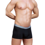 Трусы-боксеры с пестрой резинкой (Размер: XXL) (Цвет: черный)