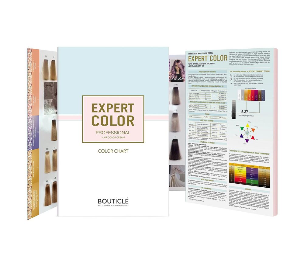 Палитра оттенков Bouticle Expert Color new format