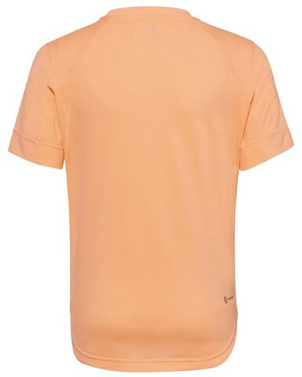 Футболка для мальчика теннисная Adidas Tennis New York Freelift Tee - луч оранжевый