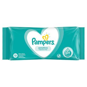 Салфетки влажные  Pampers  sensitive  12 шт/упак