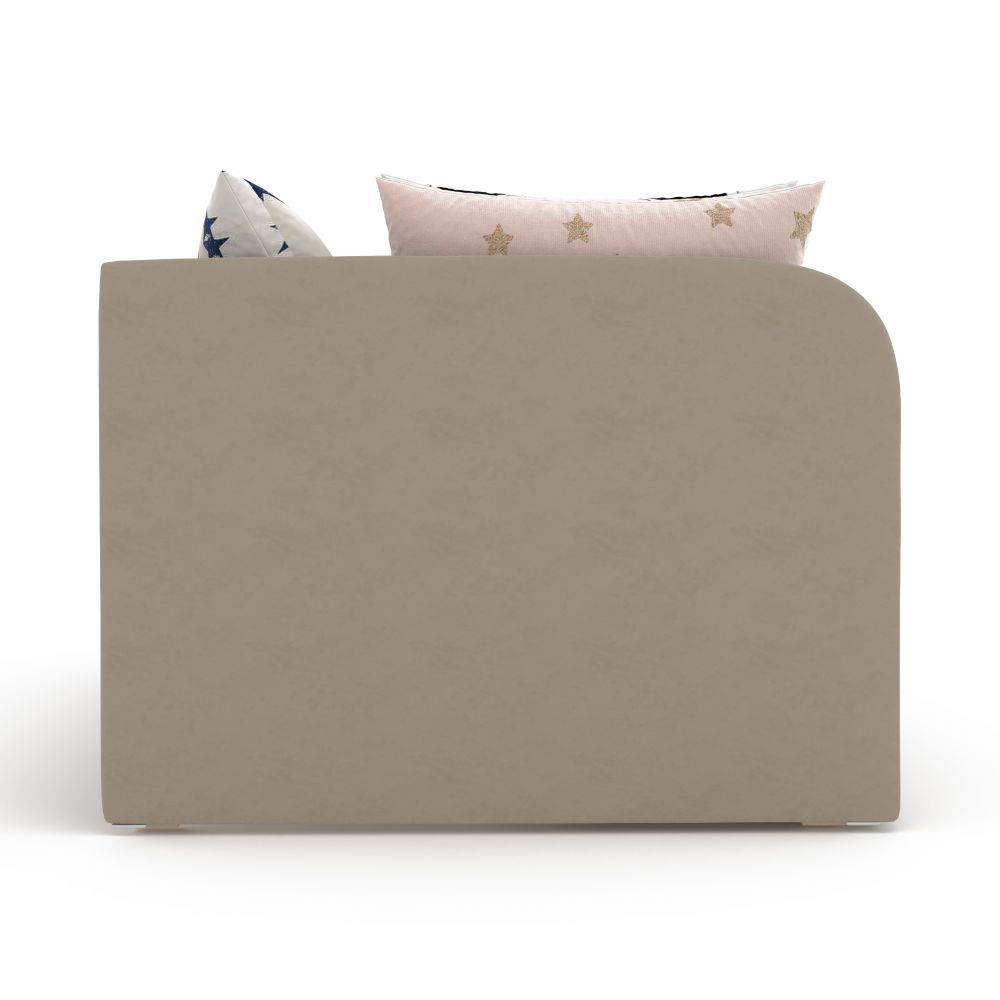 Кровать детская односпальная от 3-х лет 160х80 с бортиком и ящиком (милк балу)