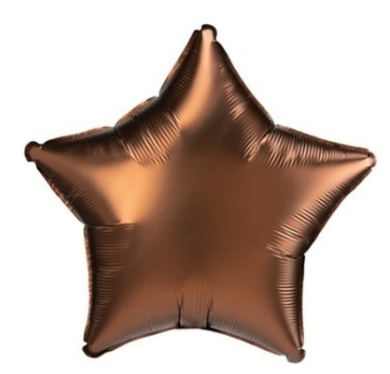 Шар "Звезда цвета какао" 46 см