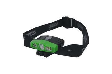 Фонарь налобный 5W Li-ion 500mAh GF406 черный/зеленый Gauss