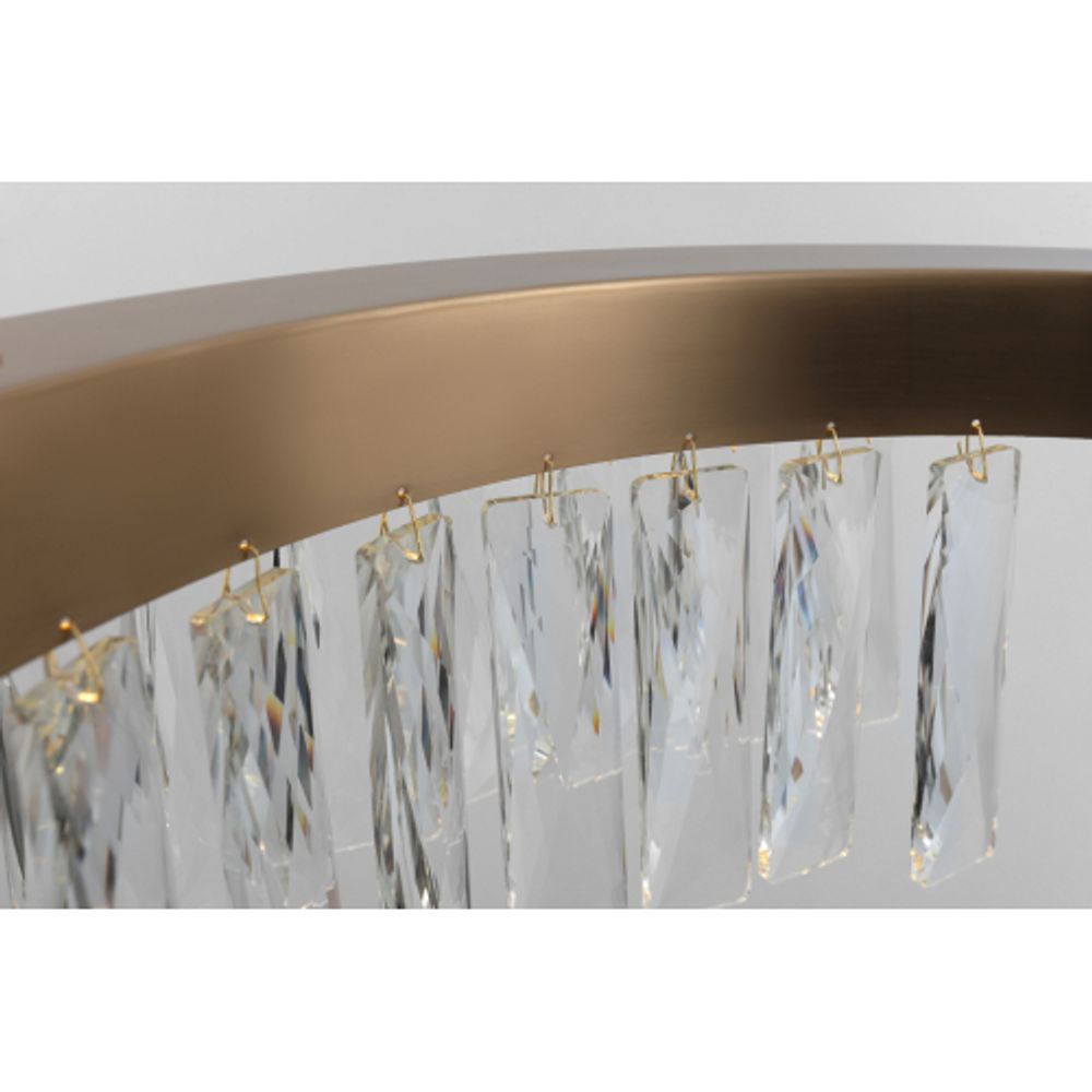 Люстра Rivoli   6129-101 cветодиодная LED 28 Вт 3000 К хрусталь