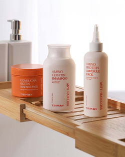 Trimay Kombucha Biotin Anti-Hair Loss Essence Pack маска восстанавливающая против выпадения волос с комбучей и биотином