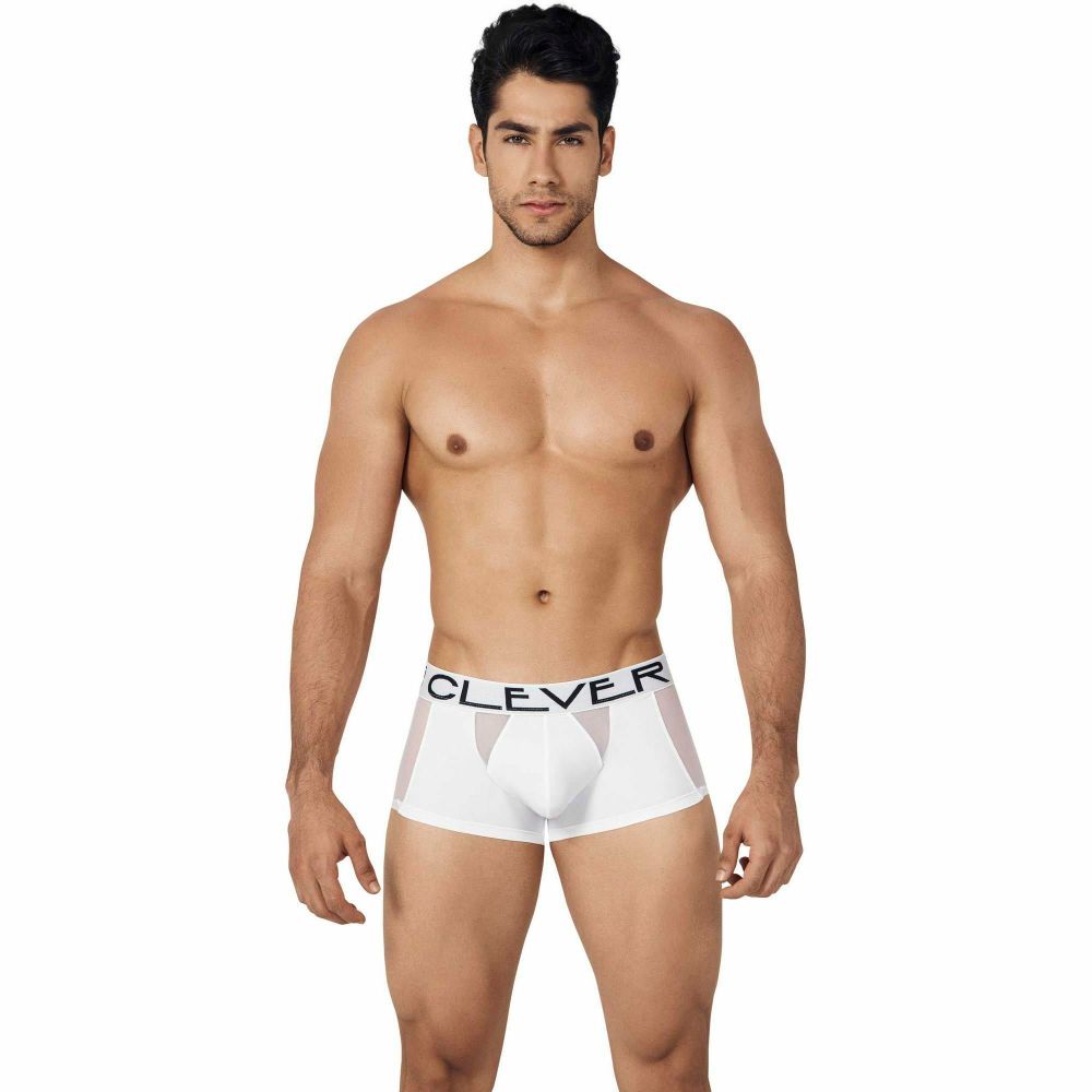 Мужские боксеры белые Clever PRIVATE LATIN BOXER 026501