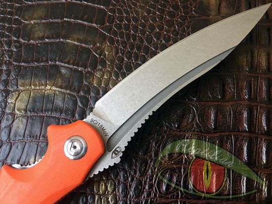 Складной нож Reptilian Рефлекс-2 c клинком из стали 9Cr18MoV, рукоять G10