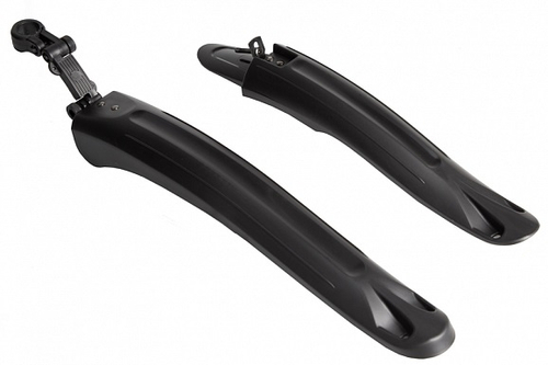 Крылья 24"-26" XGNB-097-2 пластиковые чёрные полуфэтбайк
