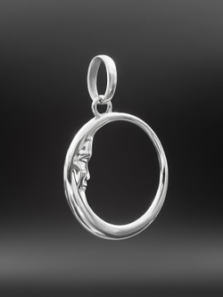 Подвеска Луноликий из серебра