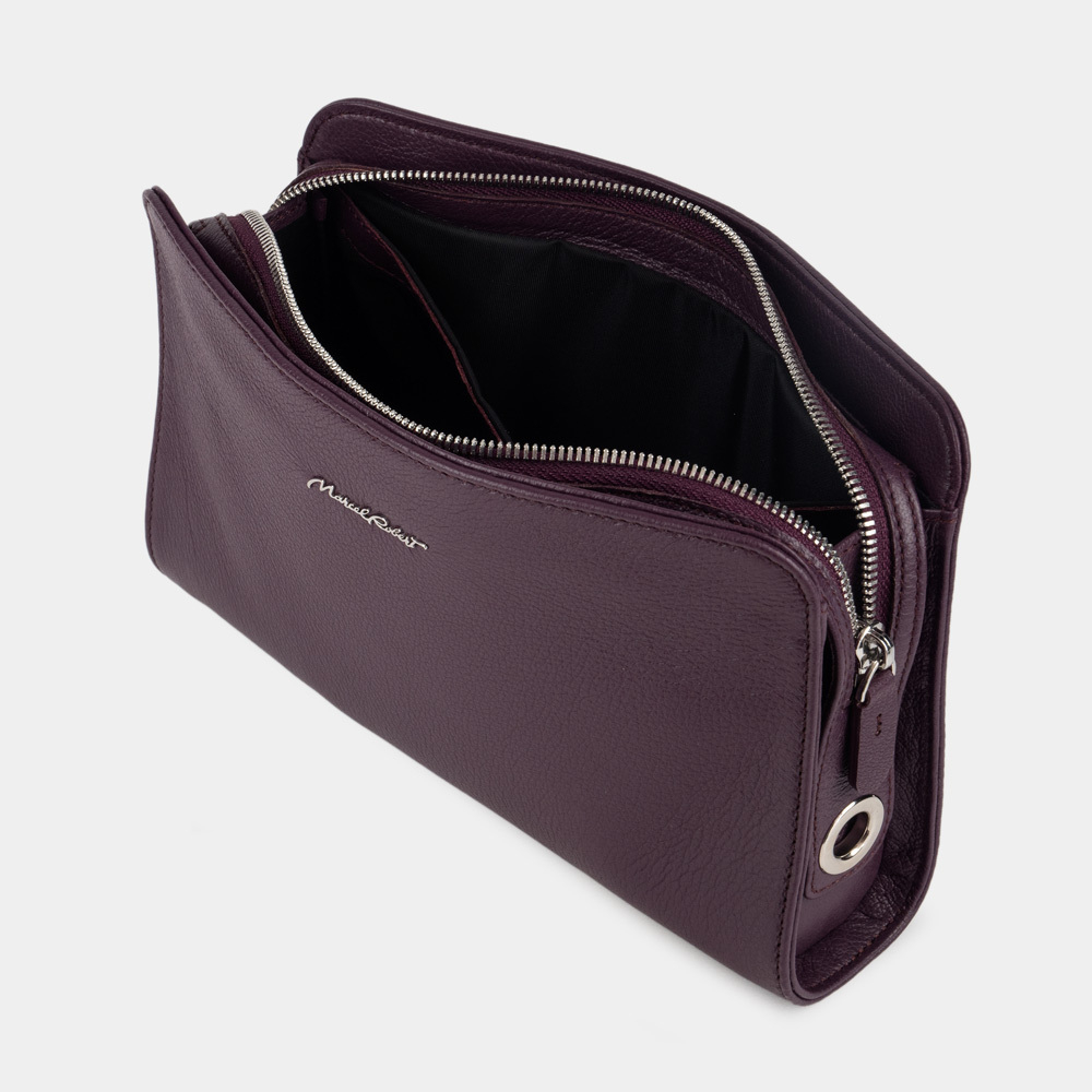 Сумка Emilie из кожи козы, фиолетового цвета