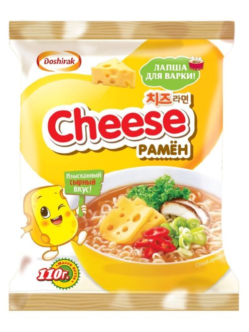 Лапша для варки Доширак Cheese Рамён с сыром 110 г