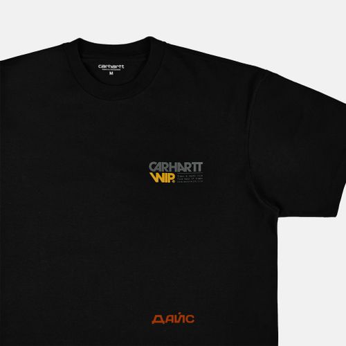 Футболка мужская Carhartt WIP Contact Sheet артикул:I033178_black - купить в магазине Дайс