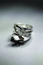 Кольцо Капля