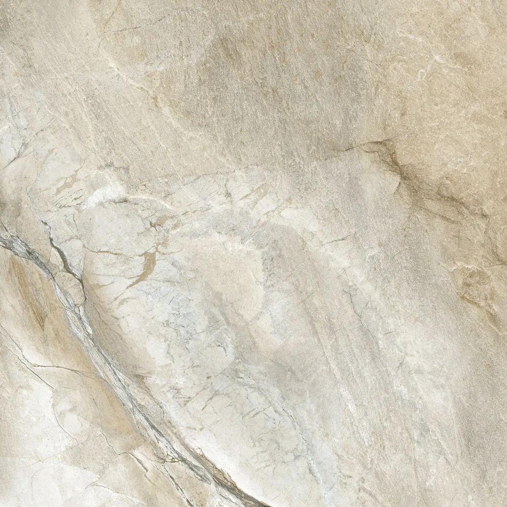 Керамогранит Alma Ceramica GFU6060VLC04L Vulcano 60x60 бежевый лаппатированный под камень