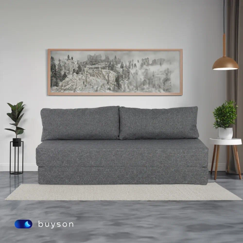 Бескаркасный диван-кровать (трансформер) BuyDream (серый)