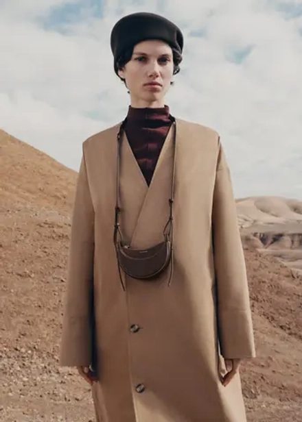 POLENE СУМКА Numéro Dix Micro, коричневый