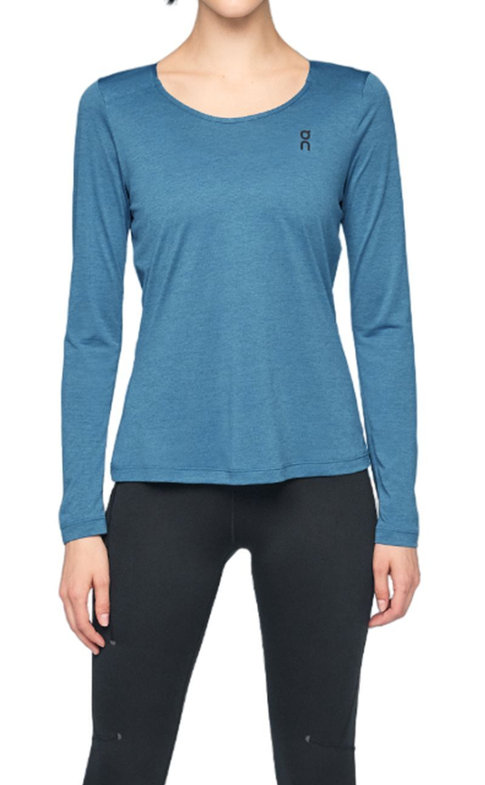 Женская теннисная футболкаON Performance Long-T - Blue