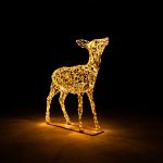 Светодиодные фигуры "Семья золотых оленей" 3 фигуры