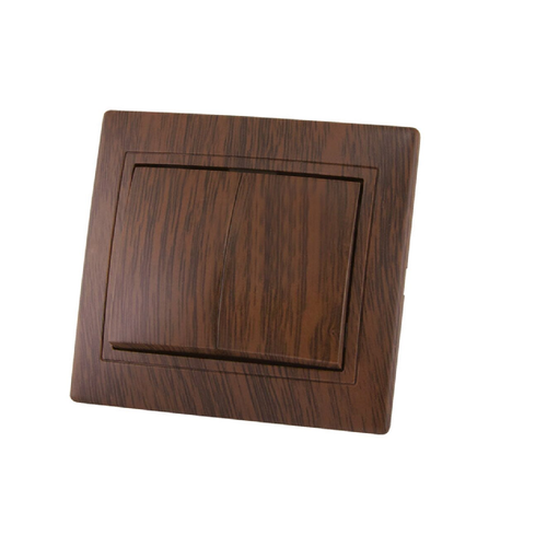 TDM Таймыр Выключатель СУ 2кл. 10А "ЭКО" бук SQ1814-0302