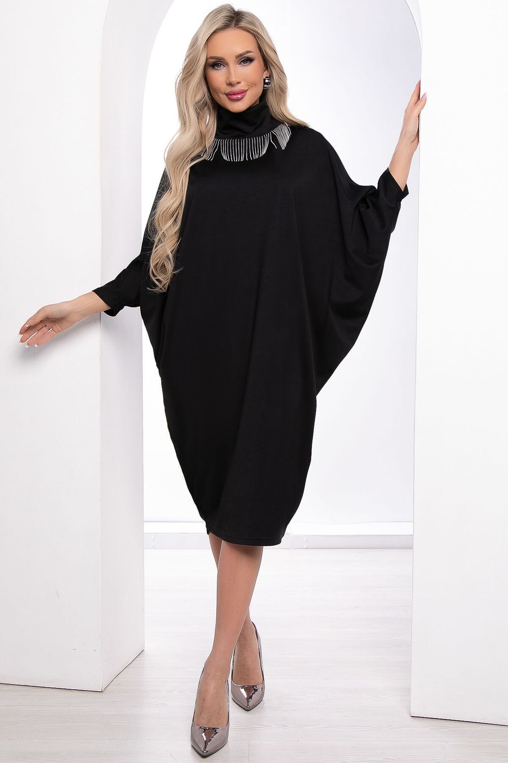 Платье "Алина" (черное) П8387 LT Collection