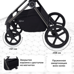 Детская коляска Rant Teo Black Chrome 3 в 1 Graphite