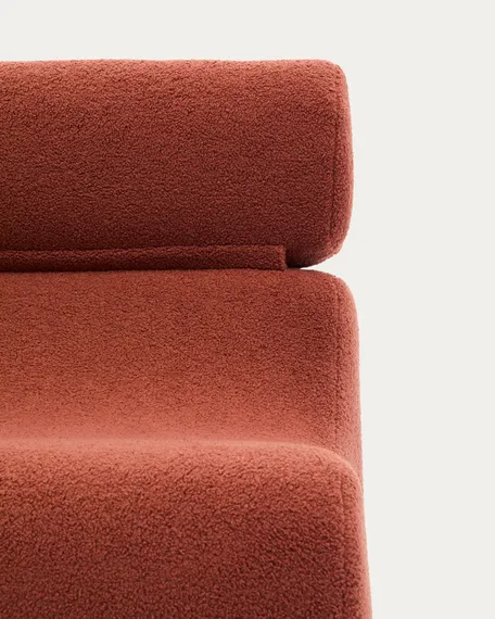 Кресло Club терракотовое букле