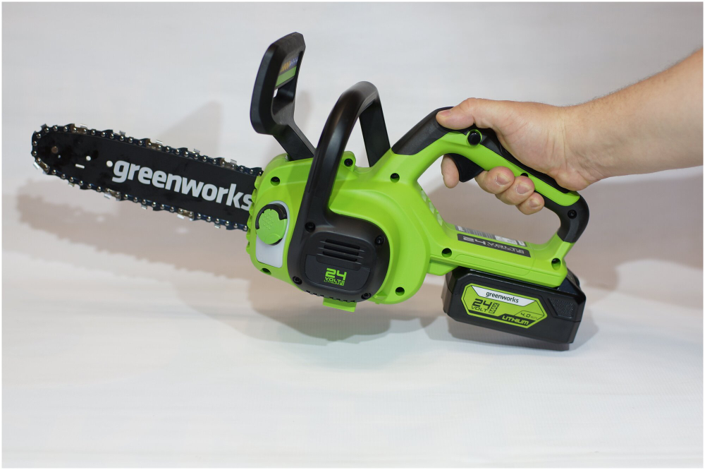 Пила цепная аккумуляторная GREENWORKS 24 V с акб и з/у 2007707UB
