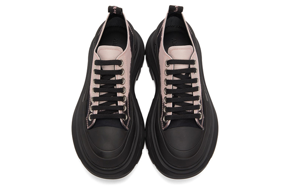 Alexander McQueen Tread Slick Ankle Length Combat Boots Women"s Black