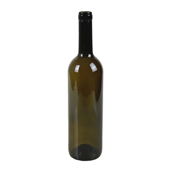Бутылка стеклянная винная Оливковая Бордо 0.75 л