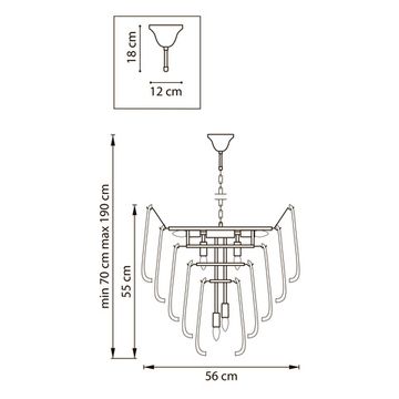 Люстра подвесная 10*Е14 799102 золото Retro II Lightstar