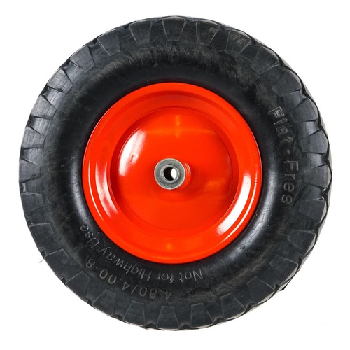 Колесо Пенополиуретановое д/тачки d кол 380 мм, d ступ 13 мм, L ст105  (4.00-8)(6418Н/6418-1) /З0853