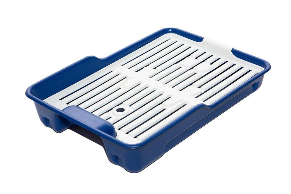 Туалет с сеткой для кошек ЕВРО 40*26*6,5-8,0см (2910) Туалет с сеткой для кошек ЕВРО 40*26*6,5-8,0см (2910)